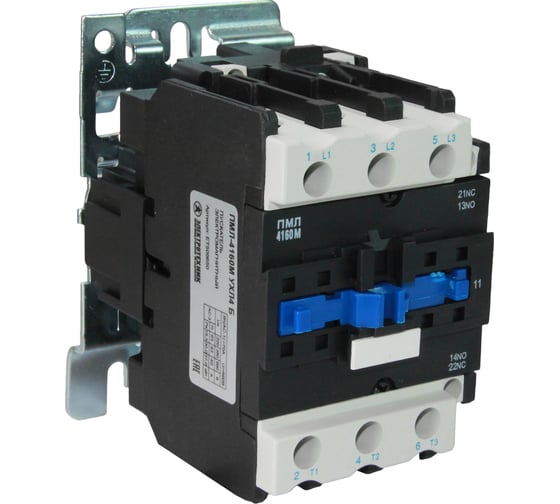 Изображение товара Электромагнитный пускатель Электротехник ПМЛ-4160М УХЛ4 Б, 220В/50Гц, 1р+1з, 63А, нереверсивный, без реле, IP20 ET509650