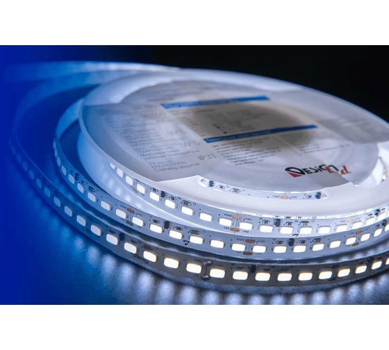 Изображение товара Светодиодная лента DesignLed DSG 5730 W 60L-V24-IP33, 6500 K, 300 LED, 14,4W/m DSG760-24-W-33