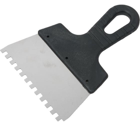 Изображение товара Фасадный зубчатый шпатель (150 мм, нержавеющая сталь, 6 мм) Biber 35211 тов-048245