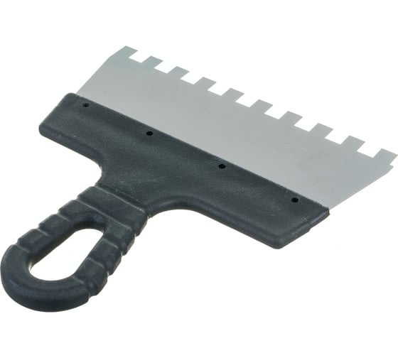 Изображение товара Фасадный зубчатый шпатель (200 мм, нержавеющая сталь, 10 мм) Biber 35236 тов-169787