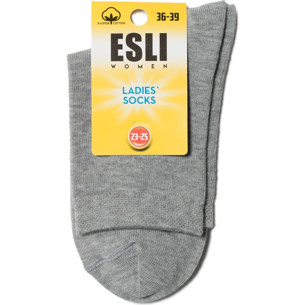 Хлопковые женские носки ESLI носки женские conte soft р 23 коралл 52 93