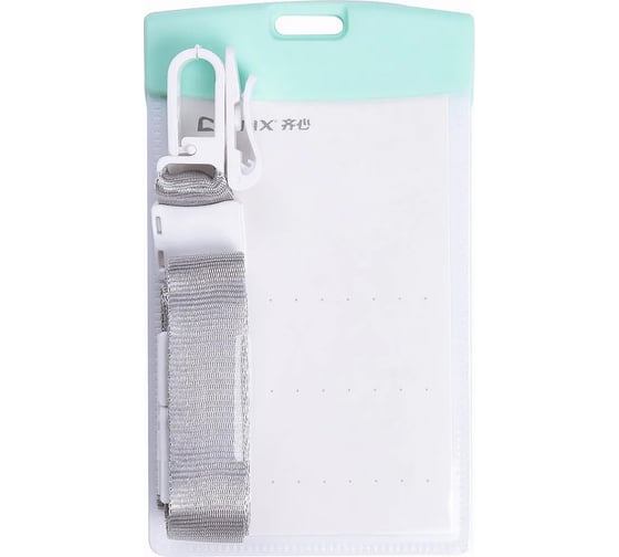 Изображение товара Вертикальный бейдж COMIX 66x112 мм с тесьмой, зеленый A7965 GN