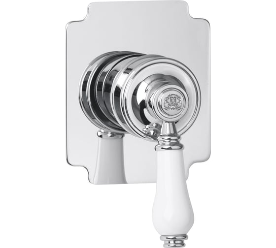 Изображение товара Смеситель Migliore ERMITAGE скрытого монтажа, ручка белая, хром 18622