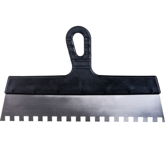 Изображение товара Фасадный зубчатый шпатель (350 мм, нержавеющая сталь, 10 мм) Biber 35239 тов-169790