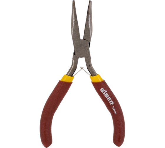 Изображение товара Изогнутые Тонкогубцы Мини 120мм Biber 85463 тов-080865