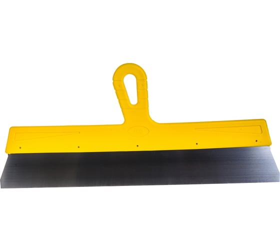 Изображение товара Фасадный шпатель (450 мм, нержавеющая сталь, желтая ручка) Biber МАСТЕР 35179 тов-176006