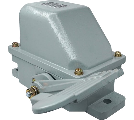 Изображение товара Ножной концевой выключатель Электротехник НВ-701 У1, рычаг с 1-ой педалью, 10А, IP44, 2 эл. цепи, ET504305