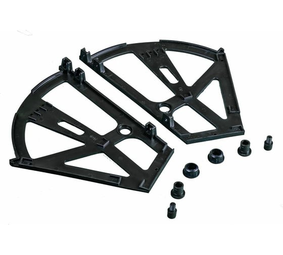 Изображение товара Механизм для обувниц Левша 2 секции черный У8-4879.Ч