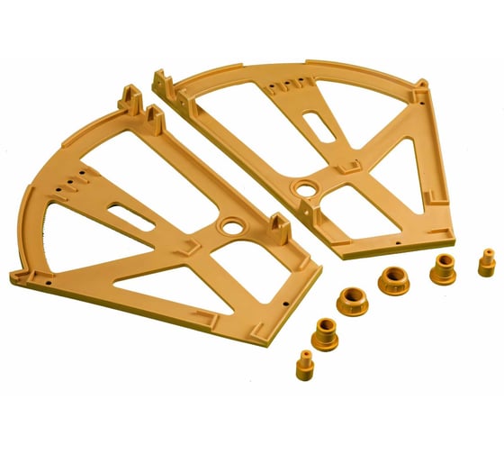 Изображение товара Механизм для обувниц Левша 2 секции бук У8-4879.Д