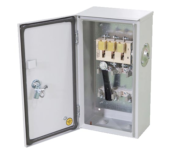 Изображение товара ящик силовой Электротехник ЯВЗ-36-IP54 УХЛ2 630 А с ППН-39 630 А держатели медь ET529126