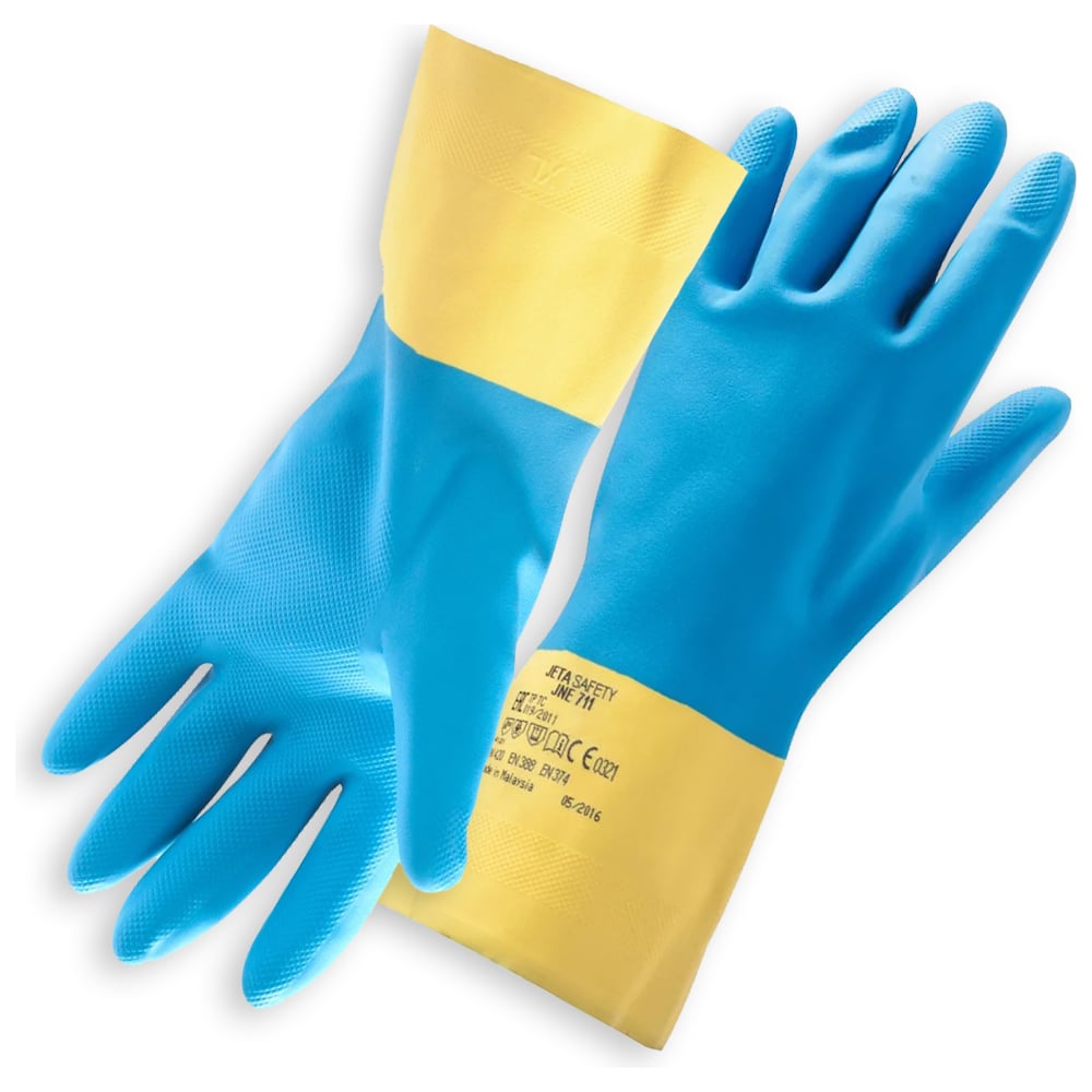 фото Неопреновые, химически стойкие перчатки jeta safety jne711-m