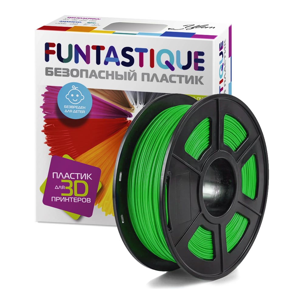 Пластик FUNTASTIQUE PETG-1KG-GN