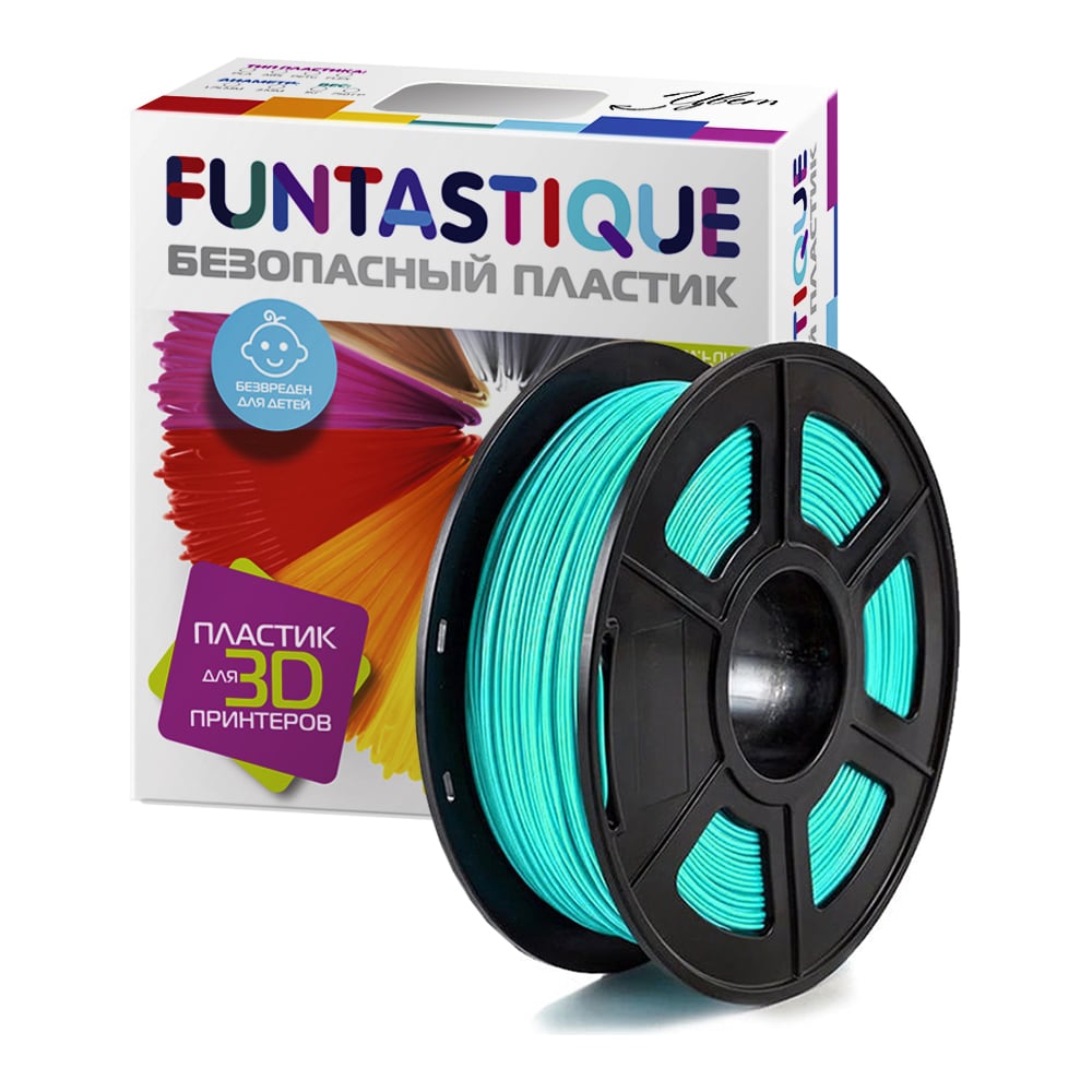 Изображение товара Пластик PETG в катушке FUNTASTIQUE 1.75 мм голубое небо 1 кг