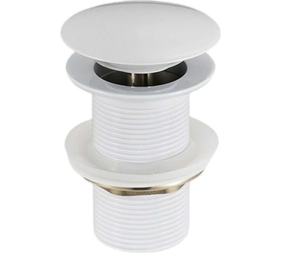 Изображение товара Донный клапан Santi Line без перелива белый матовый SL-120