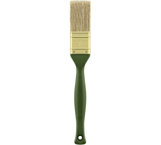 Изображение товара Кисть (плоская, натуральная светлая щетина) 35мм ВАРЯГ 31232 тов-148750