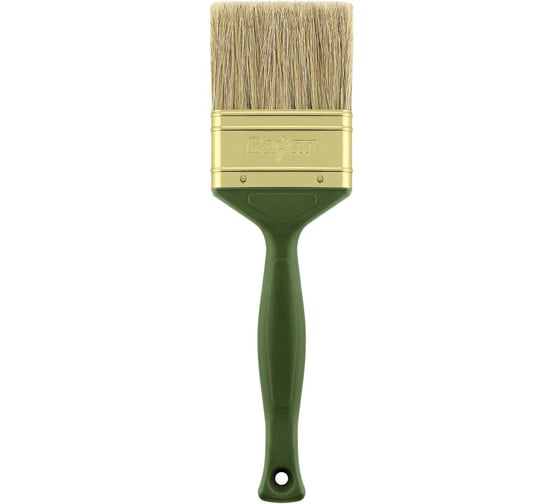 Изображение товара Кисть (плоская, натуральная светлая щетина) 70мм ВАРЯГ 31234 тов-148752