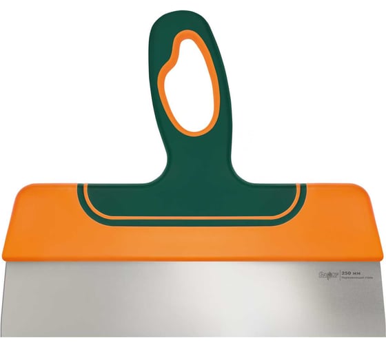 Изображение товара Фасадный шпатель (нержавеющая сталь, двухкомпонентная ручка, 250 мм) ВАРЯГ 35228 тов-153469