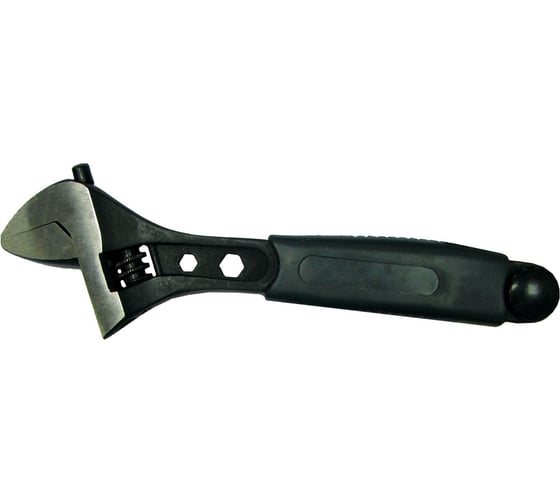 Изображение товара Разводной ключ 300мм (CrV, пластиковая ручка, шкала) Biber Профи 90014 тов-087766