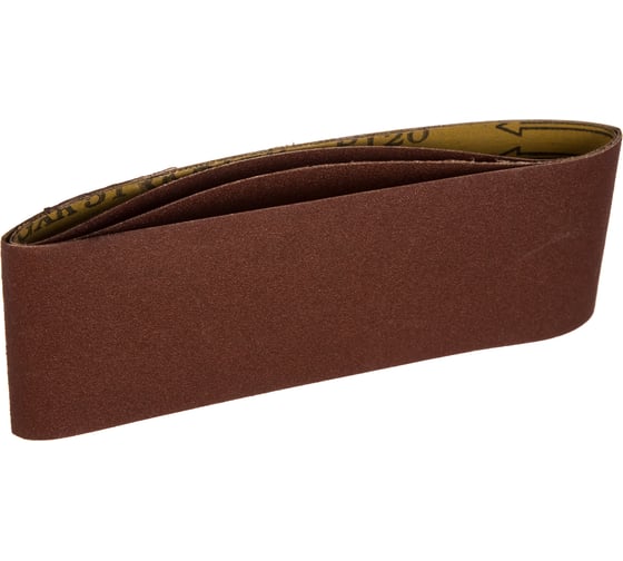 Изображение товара Лента бесконечная (3 шт; 100x610 мм; P180) для ленточных шлифовальных машин Biber 70377 тов-173666