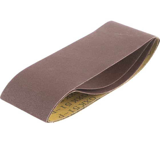 Изображение товара Лента бесконечная (3 шт; 75х457 мм; P150) для ленточных шлифовальных машин Biber 70336 тов-157919