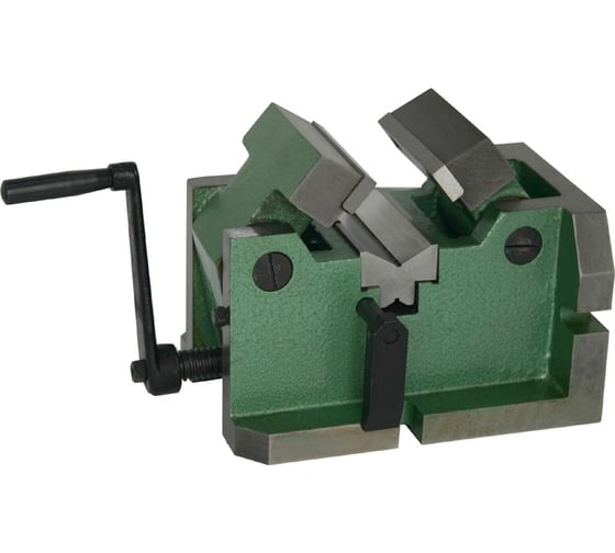 Изображение товара Станочные тиски для зажима цилиндрических деталей 100мм GRIFF Q62V b241901