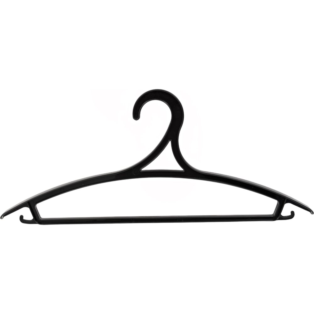 Изображение товара Плечики для верхней одежды Martika размер 48-50 С519 черные пластиковые