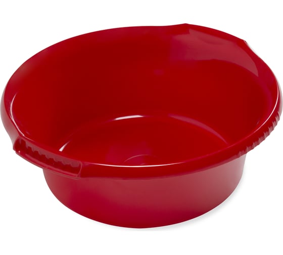 Изображение товара Таз Martika Водолей круглый 9л красный С611КРА