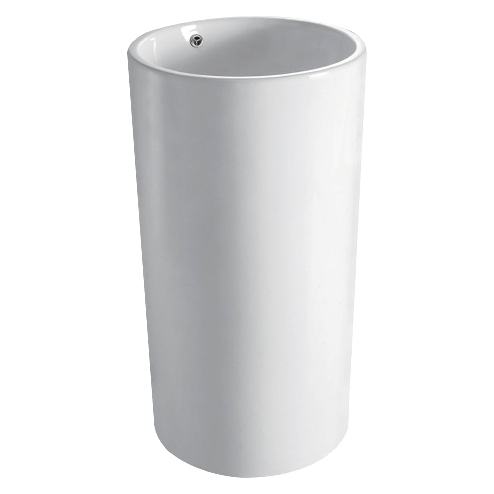 Изображение товара Керамическая напольная раковина-моноблок Santi Line SL-4006 белая современная