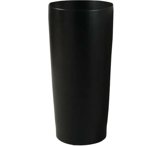 Изображение товара Керамическая напольная раковина-моноблок Santi Line чёрная матовая, без отверстия под смеситель SL-4012MB