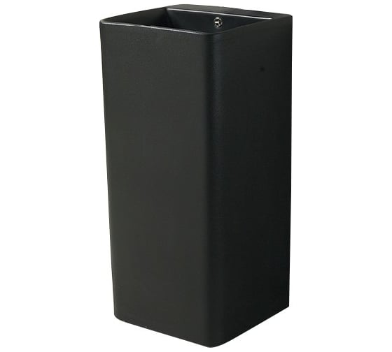Изображение товара Керамическая напольная раковина-моноблок Santi Line чёрная матовая SL-4005MB