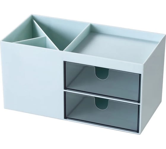 Изображение товара Подставка для канцелярских принадлежностей COMIX на 6 отделений, голубой B2276 BU