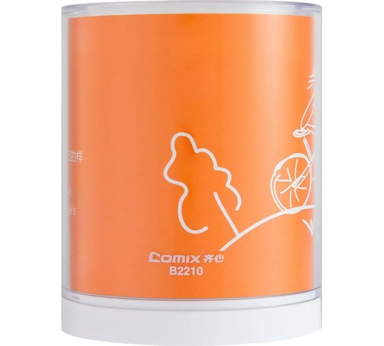 Изображение товара Подставка для канцелярских принадлежностей COMIX с рисунком, цвета в ассортименте B2210