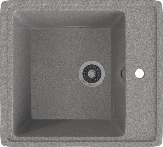 Изображение товара Мойка MIXLINE ML-gms10 стандарт прямоугольная, темно-серый 309, 460x505x190 мм 551128