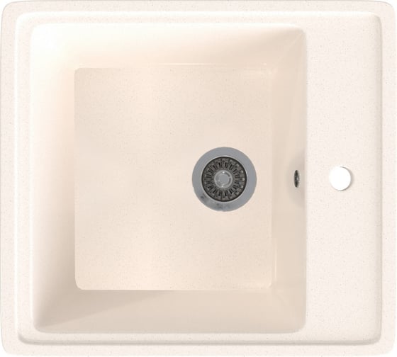 Изображение товара Мойка MIXLINE Ml-gms10 стандарт прямоугольная, белый 331, 460x505x190 мм 551124