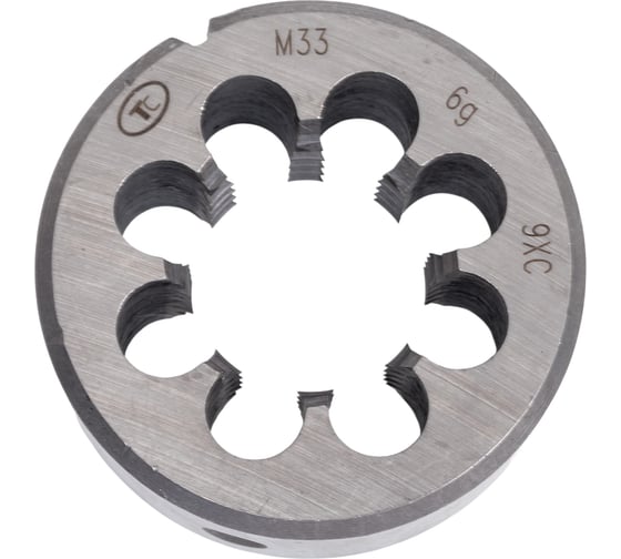 Изображение товара Плашка М33.0х3.5 9ХС ТехноСталь t240118