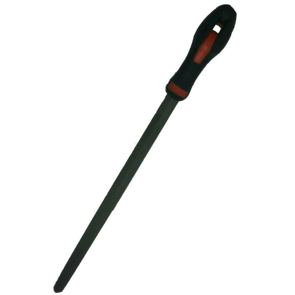 треугольный зауженный напильник с ручкой pvc 250 мм насечка 1 грубая baum 3751250 Квадратный напильник BAUM