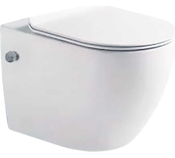 Изображение товара Подвесной унитаз Santi Line со встроенным смесителем и функцией биде SL-5002SM-BD