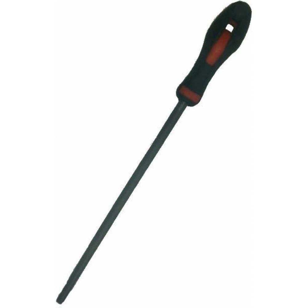 Купить Круглый напильник с ручкой pvc (200 мм, насечка №3 мелкая) baum 3743200
