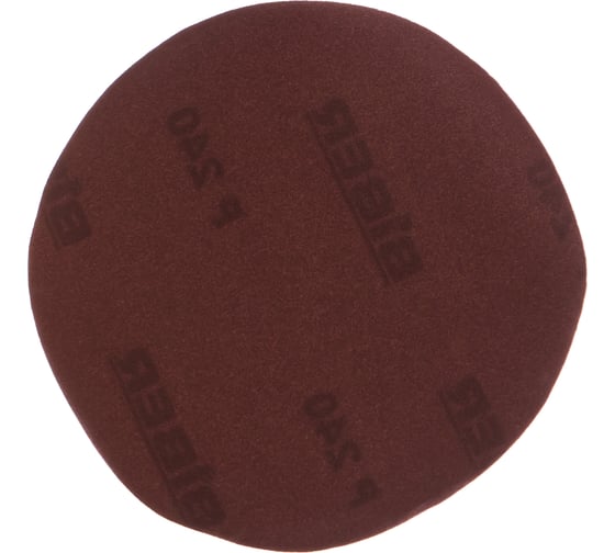 Изображение товара Круг абразивный (5 шт; 125 мм; Р240; Velcro) Biber 70668 тов-165719