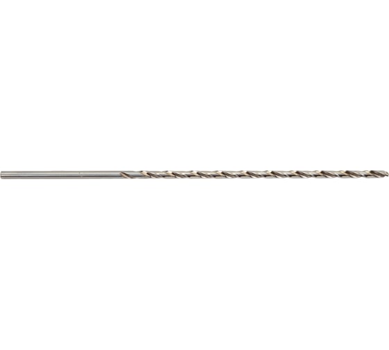Изображение товара Сверло длинное с вышлифованным профилем по металлу 3.5x115x165 мм, ц/х, Р6АМ5 TLX 67546