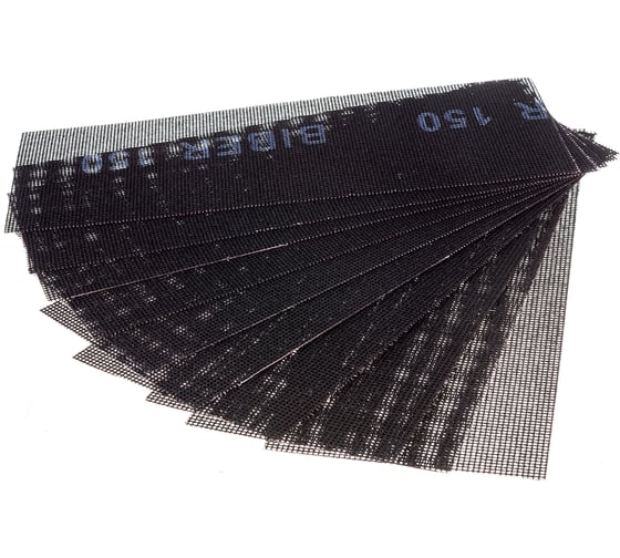 Изображение товара Сетка абразивная (10 шт; 110х280 мм; P150) Biber 70606 тов-038357