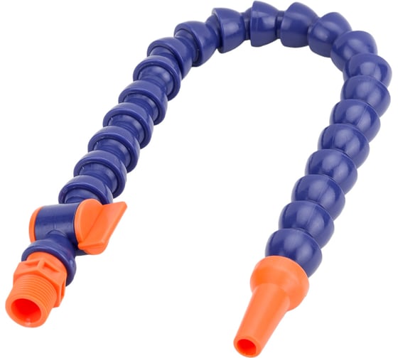 Изображение товара Трубка гибкая с круглым соплом и вентилем JT-C3/8 450 мм, G3/8", для подачи СОЖ TLX 55012