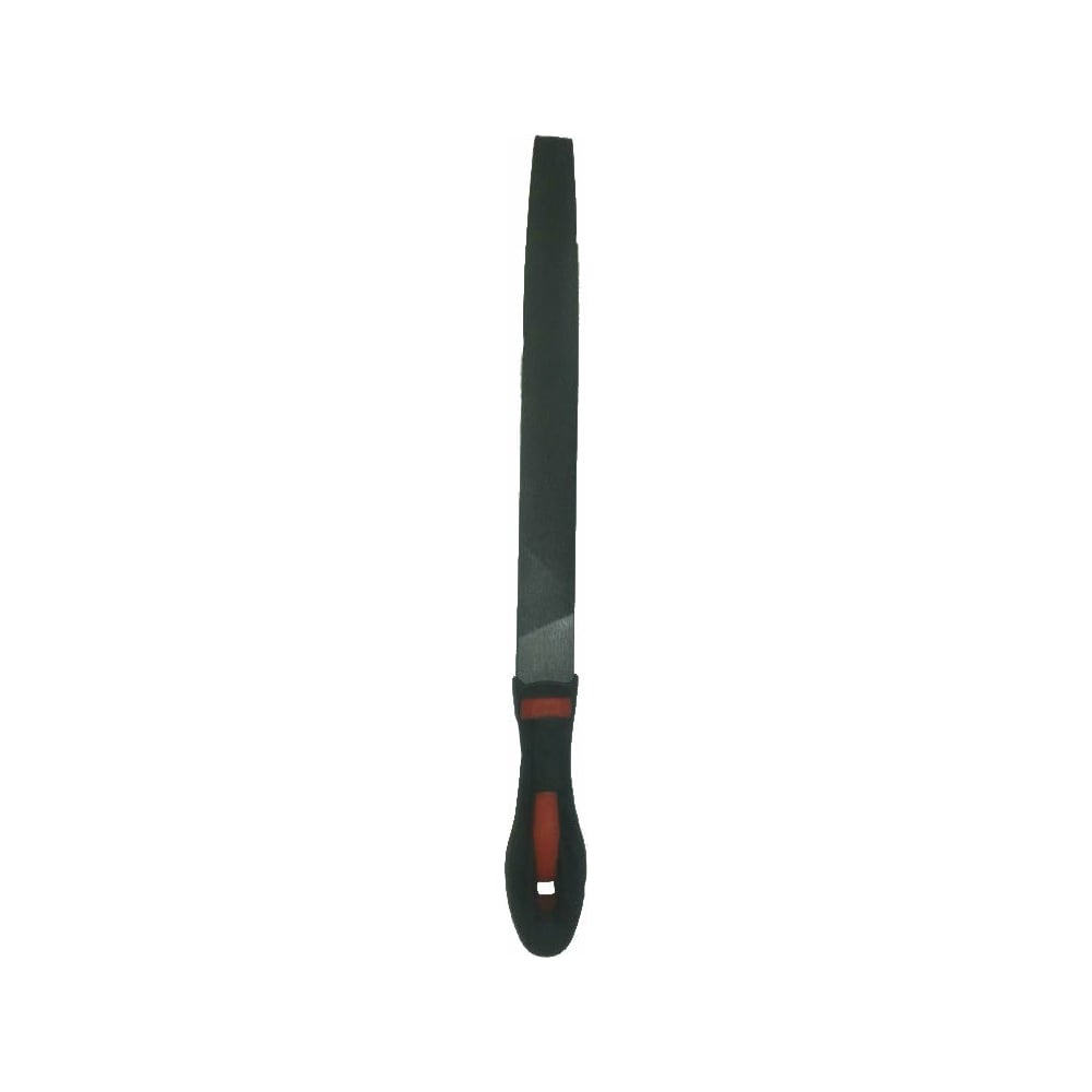 треугольный зауженный напильник с ручкой pvc 250 мм насечка 1 грубая baum 3751250 Зауженный плоский напильник BAUM