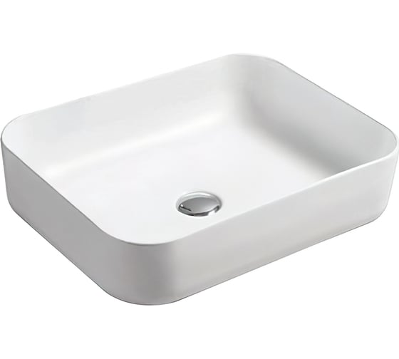 Изображение товара Керамическая раковина Santi Line белая матовая накладная SL-1051MW