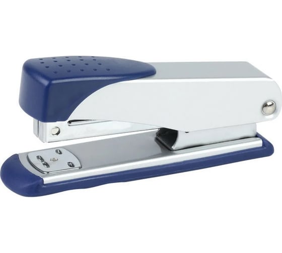 Изображение товара Степлер COMIX на 25 листов, под скобы 24/6 и 26/6, синий/металлик B3050 BU