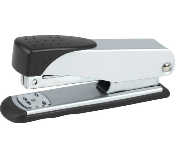 Изображение товара Степлер COMIX на 25 листов, под скобы 24/6 и 26/6, черный/металлик B3050 BLK