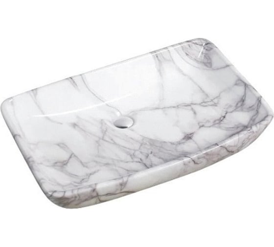 Изображение товара Керамическая раковина Santi Line под мрамор накладная SL-7027