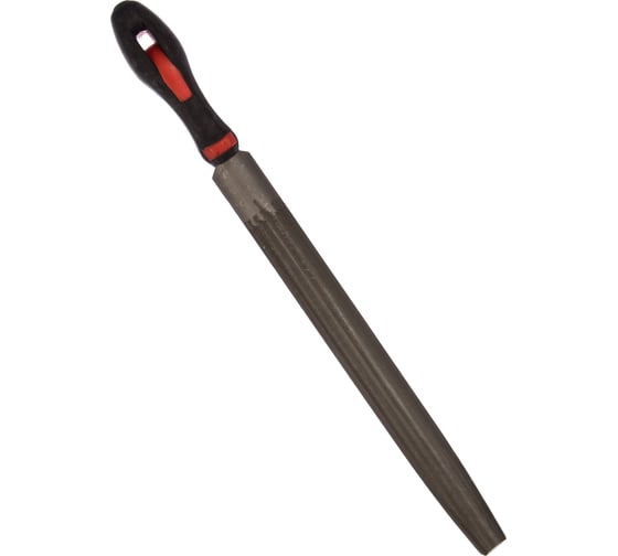 Изображение товара Полукруглый напильник с ручкой PVC (300 мм, насечка №3 мелкая) BAUM 3723300