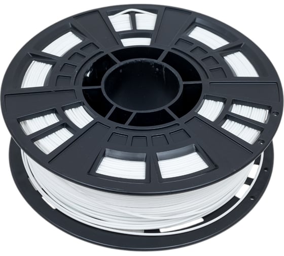 Изображение товара Пластик в катушке Funtasy  pla,1.75 мм,1 кг, цвет белый PLA-1KG-WT-1