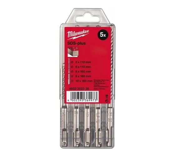 Изображение товара Набор буров SDS+ 5 шт. Milwaukee 4932352338